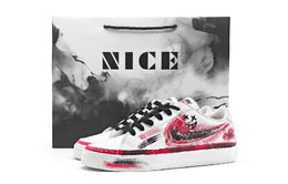 Nike Кроссовки Court Legacy Explosive Graffiti, водонепроницаемые, износостойкие, легкие, низкие, для скейтбординга, унисекс, белые dh3161-100(team940-爆裂涂鸦) | white