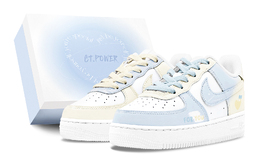 Nike Кроссовки Air Force 1 Air Force 1 с низким верхом, устойчивые к истиранию, женские, сине-желтые dh2920-111(team88-奶糖梦境蓝黄s-box) | blue yellow