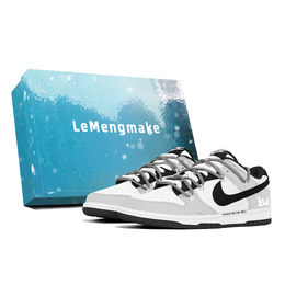 Nike Кроссовки для скейтбординга Dunk Lemon Joy, износостойкие, белые, унисекс dd1391-100(team399-灰度宣言s-box) | white