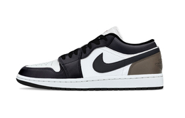 Jordan Баскетбольные кроссовки Air 1 Black Brown Toe Support Low Top Vintage Unisex Olive Brown 553558-165(team930-黑棕脚趾) | olive brown