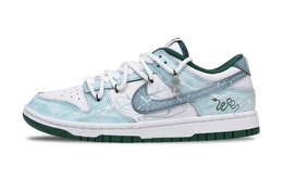 Nike Кроссовки для скейтбординга Dunk Low Top, унисекс, небесно-голубые dd1391-101(team960-碧城蛇骨） | sky blue