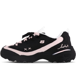 Skechers Женские низкие кроссовки D'Lites 1.0 Chunky, черно-розовые 11959-wht（team375-女款甜心莓莓） | black pink