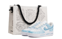 Nike Кроссовки Air Force 1 Cushioning Low Top для скейтбординга унисекс небесно-голубые cw2288-111（team719-蓝岛之恋sbox） | sky blue
