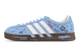 Adidas Кроссовки для скейтбординга VL COURT 2.0 Low Top, унисекс, белые, синие hq1802(team47-ad蓝星) | white blue