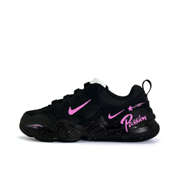 Nike Tech Hera Cushioning Breathable Support Низкие повседневные кроссовки, увеличивающие рост, унисекс, черно-розовые fj9532-101（team476-粉酷者） | black