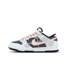 Nike Кроссовки для скейтбординга Dunk Vow Of Cherry Blossom, износостойкие, серо-розовые, унисекс hf5441-100（team1369-樱之誓言） | gray pink