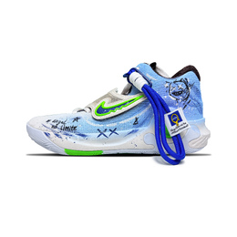 Nike Баскетбольные кроссовки KD Trey 5 X Violent Signal, износостойкие, низкие, унисекс, синие dj7554-014（team1372-暴力信号） | blue