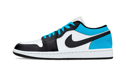 Jordan Баскетбольные кроссовки Air 1 Laser Blue Support Low Top Vintage Unisex Blue White 553558-165(team282-激光蓝) | lake blue