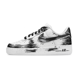 Nike Кроссовки Air Force 1 Dark Shadow Air Force с низким верхом, устойчивые к истиранию, унисекс, черно-белые cw2288-111(team796-暗影空军) | black white