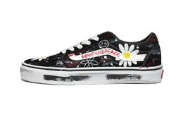 Vans Old Skool Street Daisy, нарисованные вручную, износостойкие низкие кроссовки для скейтбординга, унисекс, черно-белые vn000d3hy28(team610-街头雏菊） | black white