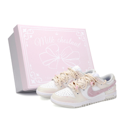 Nike Кроссовки для скейтбординга Dunk Stellar Leap, износостойкие, розовые, женские dd1391-103（team1225-星动骤时s-box） | pink
