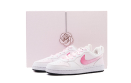 Nike Женские кроссовки для скейтборда Court Borough, устойчивые к истиранию, розовые dv5456-104（team500-桃之夭夭sbox） | pink
