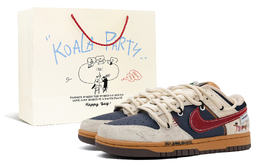 Nike Кроссовки для скейтбординга Dunk Low Top женские, черно-коричневые hq3459-212(team682-豆柴咖啡s-box) | black brown