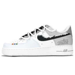 Nike Кроссовки Air Force 1 Air Force 1, Atop The Snow Mountains, износостойкие, низкие, для скейтбординга, унисекс, серо-синие dd8959-100（team883- 雪山之巅） | gray blue
