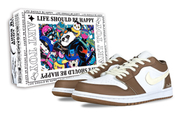 Баскетбольные кроссовки Air 1 Vintage, унисекс, низкие, экрю Jordan, Beige White Brown dc0774-202(team257-莹白r-box) | beige white brown