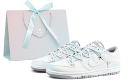 Nike Кроссовки для скейтбординга Dunk, устойчивые к истиранию, низкие, унисекс, сине-желтые hf5441-105(team537-珊瑚梦境ld蓝粉) | blue yellow