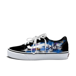 Vans Женские скейтбордные кроссовки Ward, устойчивые к истиранию, синие vn0a3iuniju(team613-蓝彩格韵) | blue