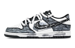 Nike Кроссовки для скейтбординга Dunk Clouds Gathering On The Sail, износостойкие, низкие, унисекс, черно-белые dd1391-100(team773-帆起云涌) | black white