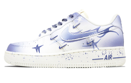 Nike Кроссовки Air Force 1 для скейтбординга, износостойкие, женские, небесно-голубые fv3654-111(team92-星陨痕迹） | sky blue