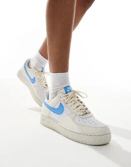 Кроссовки Nike Air Force 1 '07 NN в кремово-синих тонах 137317715 | ivory