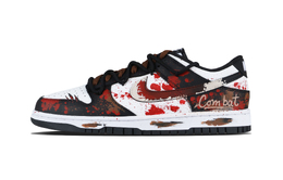 Nike Ботинки Dunk Blood Blade Battle, износостойкие, низкие, кроссовки для скейтбординга, унисекс, красные, черные hf5441-100(team1171-血刃战履） | red