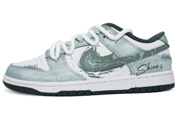 Nike Кроссовки для скейтбординга Dunk Qinglan, износостойкие, унисекс, белые, зеленые dv0833-111(team861-青澜) | white green