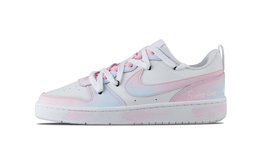 Nike Кроссовки Court Vision 1 Sweet Love, износостойкие, низкие, для скейтбординга, унисекс, синие, розовые dh2987-101（team1374-sweetlove） | blue pink