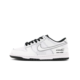 Nike Кроссовки для скейтбординга Dunk Low, устойчивые к истиранию, серо-белые, унисекс hf5441-100(team1062-白武士） | white