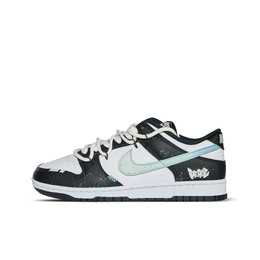 Nike Кроссовки для скейтбординга Dunk Mint Sea Salt, устойчивые к истиранию, низкие, унисекс, черные, белые, зеленые hf5441-100（team1369-薄荷海盐） | black white green