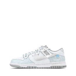 Nike Универсальные износостойкие низкие кроссовки для скейтбординга Dunk Fashion, унисекс, сине-серебристые hf5441-105（team120银河） | blue silver