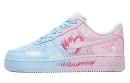 Nike Легкие низкие кроссовки для скейтбординга Air Force 1 Magic Trail, унисекс, синие, розовые cw2288-111（team241-魔力轨迹） | blue pink