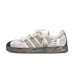 Adidas Низкие кроссовки немецкой армии VL COURT 2.0 WAO, устойчивые к истиранию, унисекс, черно-серые js3003（team531-荒漠沙洲） | black gray