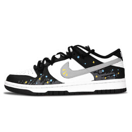 Nike Кроссовки для скейтбординга Dunk Panda, черно-белые, износостойкие, унисекс, черные dd1391-100（team883-黑白域绘） | black