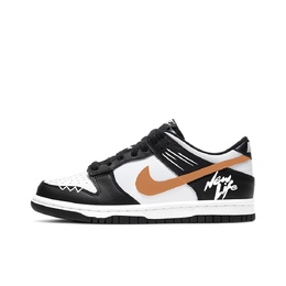 Nike Кроссовки для скейтбординга Dunk SB унисекс с низким верхом, белые dd1391-100(team641-黄昏街头) | black white