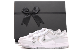 Nike Кроссовки для скейтбординга Dunk, устойчивые к истиранию, белые, унисекс hf5441-105(team拾伍-女款灰白一五sbox） | white