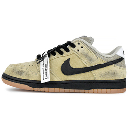 Nike Кроссовки для скейтбординга Dunk SB, износостойкие, низкие, унисекс, черно-коричневые hj0367-200(team96-潮流时光机) | black brown