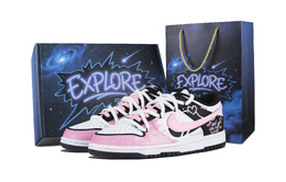 Nike Кроссовки для скейтбординга Dunk, устойчивые к истиранию, розовые, унисекс hf5441-100(team1171-恋风迹-礼盒） | pink