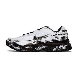 Nike Кроссовки Initiator с низким верхом, устойчивые к истиранию, для повседневного бега по городу и работе, унисекс, белые, черные 394055-100（team1348-白色废墟） | black white