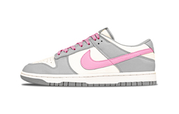 Nike Кроссовки для скейтбординга Dunk Listen To The Wind, износостойкие, низкие, женские, серо-розовые dd1873-002(team930-听风说) | gray pink