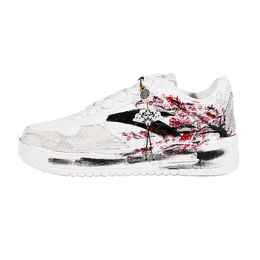 Свободные кроссовки для скейтбординга унисекс с низким верхом Anta, White Red 912518001q-2（team921-三生三世十里桃花） | white red