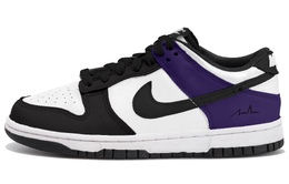 Nike Кроссовки для скейтбординга Dunk Low Top унисекс, черные, фиолетовые cw1590-100（team拾玖-质感黑紫） | black purple