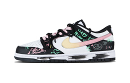 Nike Кроссовки для скейтбординга Dunk Trendy Shadow, износостойкие, низкие, унисекс, розовые, зеленые hf5441-100(team1171-潮影） | pink green