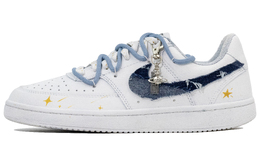 Nike Кроссовки Court Vision Star Wish для скейтбординга, износостойкие, унисекс, белые, синие dh2987-101（team580星愿） | white blue