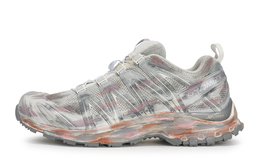 Salomon Кроссовки XA PRO 3D REGO Hot Dog, износостойкие, серебристые, с эрозией, низкие, унисекс, бежевые, серые, серебристо-красные 477736(team1189-男女同款风蚀流银) | beige gray silver red