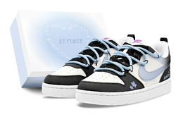 Nike Кроссовки для скейтбординга Court Borough женские, низкие, синие/черные hj3482-071（team88-拾星海岸s-box) | blue black