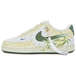 Nike Кроссовки Court Vision Low Bamboo Shadow Breeze, устойчивые к истиранию, низкие, для скейтбординга, унисекс, бирюзового цвета fv9952-101（team823-竹影清风） | turquoise