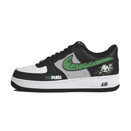 Nike Кроссовки Air Force 1 для скейтбординга, износостойкие, низкие, унисекс, черные dv0788-001(team352-武侠熊猫) | black