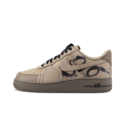 Nike Кроссовки Air Force 1 Brown Spirit Of The Dragon Coverage с низким верхом, устойчивые к истиранию, унисекс, черно-коричневые hq1176-222(team222-棕魂之龙） | dark khaki