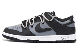 Nike Кроссовки для скейтбординга Dunk, устойчивые к истиранию, низкие, унисекс, черно-серые hf5441-100(team拾伍-男女同款黑三) | black gray