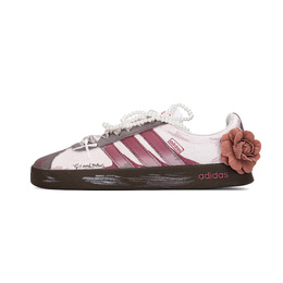 Adidas Кроссовки для скейтбординга VL COURT 2.0 Fleeting Life's Echoes с амортизацией и износостойкостью, унисекс, розово-красные hq1802（team1337-浮生昭昭） | rouge